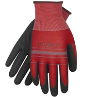 West County Unisex Crimson/Slate Gardening Grip Gloves 030S Case of 6