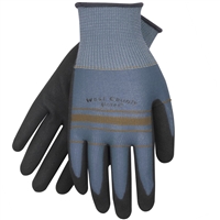 West County Unisex Slate/Apricot Gardening Grip Gloves 030SA Case of 6