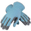 Mud Gloves Mud Zig Zag Style Teal/White Gardening Gloves 031T Case of 6