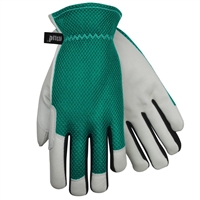 Mud Gloves Natural Mud Style Emerald Gardening Gloves 033G Case of 6