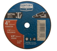 Century Drill and Tool 4 in x 1/16 in Metal Cutting Wheel 08304 Case of 5