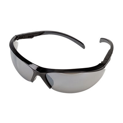 Safety Works Essential Adjustable Safety Glasses w/Black Frame Anti-Fog Lens Gray 10083068 Case of 16