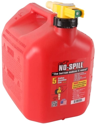 No-Spill 5 Gallon Gas Can 1450 Case of 4
