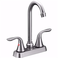 Aqua Plumb Two Handle Goose Neck Bar Faucet 1822026