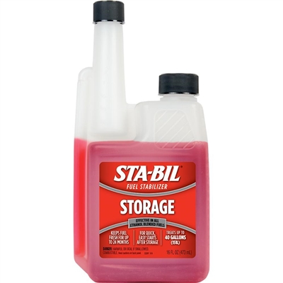 STA-BIL Storage Fuel Stabilizer 16 oz 22207 Case of 12