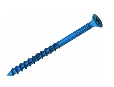 Tapcon Blue Climaseal Concrete Anchor 1/4" x 2-1/4" Phillips Head Screw 24280