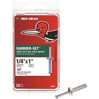 Red Head 35200 Hammer Set 1/4" x 1" Light Duty Anchor