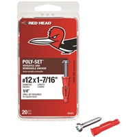Red Head 35225 Poly Set 1-7/16" Light Duty Anchor