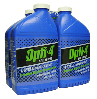 Opti-4 10W-30 2X Engine Warranty 4 Cycle Oil 34 Oz Bottle 43121 Case of 12