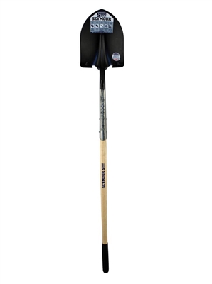 Seymour S500 Industrial Round Point Shovel 48" Precision Wood 45010