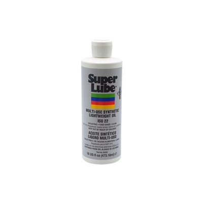 Super Lube Multi-Use Synthetic Lightweight Oil ISO-22 1 Pint Bottle 50220 Case of 12