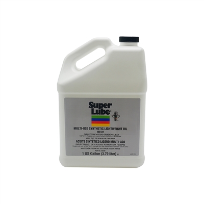 Super Lube Multi-Use Synthetic Lightweight Oil ISO-22 1 Gallon Bottle 50240 Case of 4