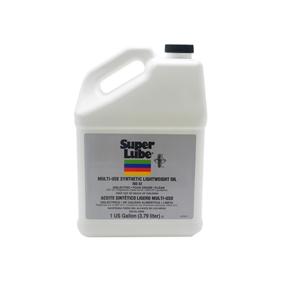 Super Lube Multi-Use Synthetic Lightweight Oil ISO-32 1 Gallon Bottle 50340 Case of 4