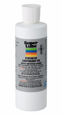 Super Lube Oil w/o PTFE (Extra Lightweight Oil) 8 oz Bottle 53008 Case of 12