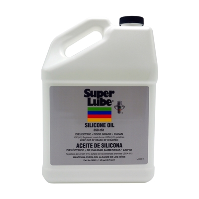 Super Lube Silicone Oil 350 cSt 1 Gallon Bottle 56301 Case of 4