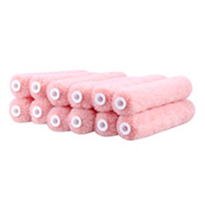 Rollerlite 6AP038-12 6" x 3/8" Pink Polyester Mini Roller Covers 96 pack