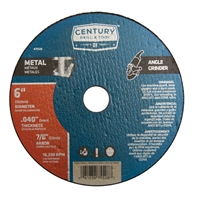 Century Drill & Tool 6 in. x .040 in. Thin Metal Cutting Wheel 75528 Case of 5