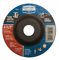 Century Drill & Tool 4-1/2 in. x .045 in. Depressed Center Metal Cutting Wheel 75552 Case of 5