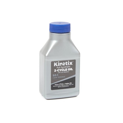 Kinetix Full Synthetic 2-Cycle Engine Oil 2.6 oz Bottle 80012 Case of 48