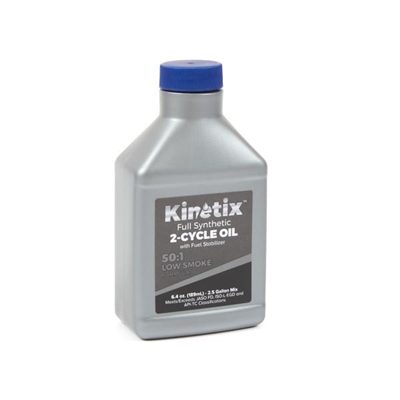Kinetix Full Synthetic 2-Cycle Engine Oil 6.4 oz Bottle 80013 Case of 24