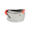 BE Pressure 100 Feet High Pressure 6000 PSI 3/8 Inch Smooth Rubber Wrapped Hose White 85.238.215T