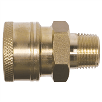 BE Pressure MNPT 3/8" Quick Connect Brass Couplers 85.300.108