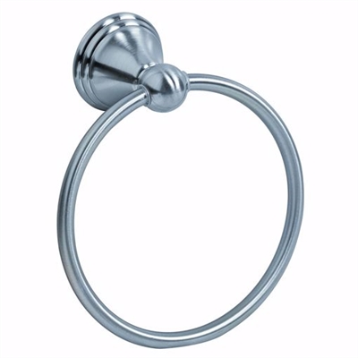 Jones Stephens Chrome Plated Concealed Mount Bell Post Towel Ring 97304