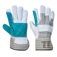 Portwest Double Palm Rigger Gloves Gray A230
