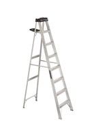 Louisville Ladder 8 Foot Aluminum Industrial Step Ladder AS3008
