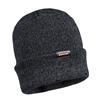 Portwest Reflective Knit Hat, Insulatex Lined Black B010BKR