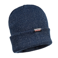 Portwest Reflective Knit Hat, Insulatex Lined Navy B026NAR
