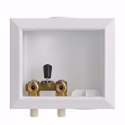 Jones Stephens Washing Machine Box, Right Outlet with Single Lever Valve, 1/2" CPVC Connection B05752