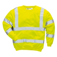 Portwest Hi-Vis Sweatshirt Yellow B303Y