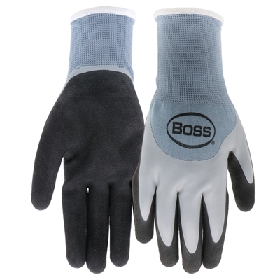 Boss Gloves Women's Tactile Barrier with Dual Layer Coating Seamless Glove Teal B31031 Case of 12