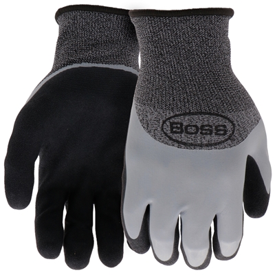 Boss Gloves Men's Tactile Barrier with Dual Layer Coating Seamless Glove B32021 Case of 12
