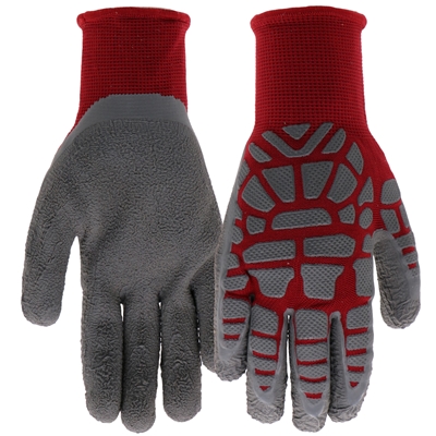Boss Gloves Women's Tactile Grip with MicroArmor Technology Seamless Glove Burgundy B32061 Case of 12