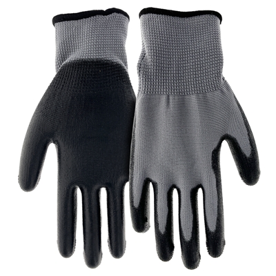 Boss Gloves Kids Grip Seamless Glove Coated Gray B33021 Case of 12