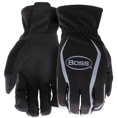 Boss Gloves High Performance Task Glove Black B52031 Boss Gloves High Performance Task Glove Assorted B52021-3P Case of 12