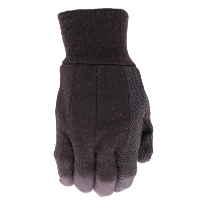 Boss Gloves Jersey Fabric Work Gloves Brown B62011 Case of 8