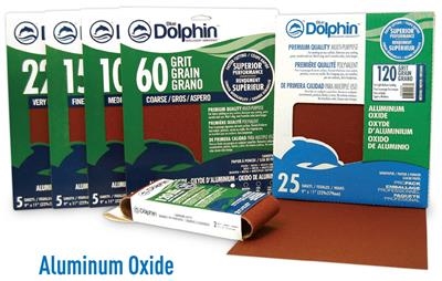 Blue Dolphin Aluminum Oxide 9"x11" Sand Paper SP AO91125 Case of 125 Sheets