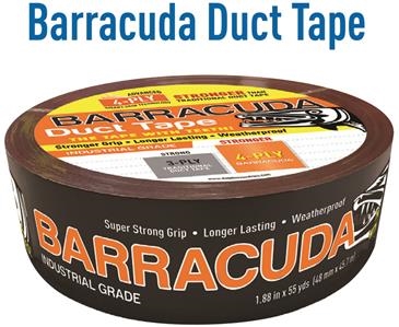 Blue Dolphin Barracuda 1.88inch x 50yds Ind. Duct Tape TP DUCT BARA ORG Case of 24
