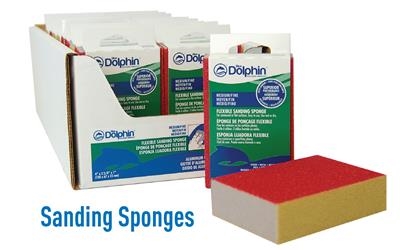 Blue Dolphin Dual Angle 5" x 3" Sanding Sponges 60/046 Grit MCA-11 Case of 24