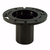 Jones Stephens 3" ABS Closet Flange with 4" Barrel and Plastic Ring C50307