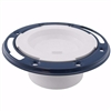 Jones Stephens 4" PVC Closet Flange with Metal Ring and Knockout C52400
