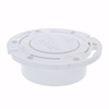 Jones Stephens 4" PVC Closet Flange with Plastic Swivel Ring and Knockout C52402