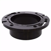 Jones Stephens 4" ABS Closet Flange with Plastic Swivel Ring less Knockout C53403
