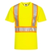 Portwest Hi-Vis X Back Contrast Tape T-Shirt S/S Yellow CA110YER