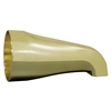 Jones Stephens Polished Brass 1/2 inch FIP Tub Spout with Nose Connection D03020