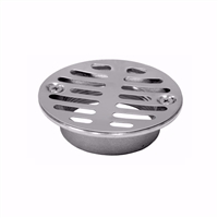 Jones Stephens 2 inch Female Iron Pipe Shower Drain with Cast Brass Body and Stainless Steel Strainer D40200