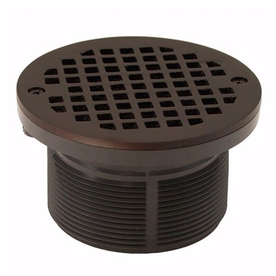 Jones Stephens Oil Rubbed Bronze 3-1/2 inch PVC Spud with 5 inch Round Strainer D6084RB